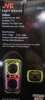 JVC Portable Bluetooth Speaker