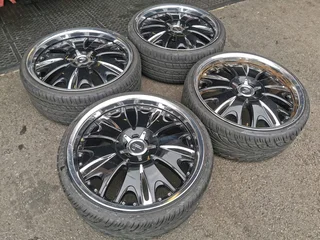20&#34; Lenso mags and tyres, 5x112/5x120 (dual pcd)