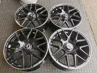19&#34;AMG wheels, 8j front and 9j rears