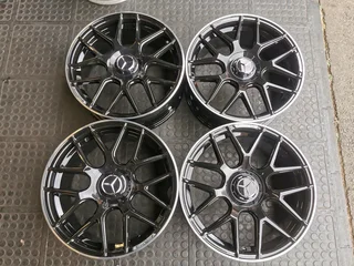 19&#34;AMG wheels, 8j front and 9j rears