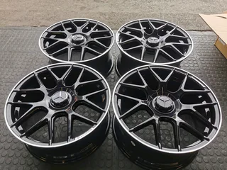 19&#34;AMG wheels, 8j front and 9j rears