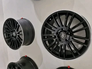 18&#34; Black Rhino wheels, 5x120 pcd, perfect for T5 /T6 /Amarok