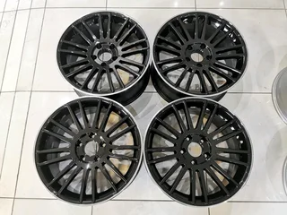 18&#34; Black Rhino wheels, 5x120 pcd, perfect for T5 /T6 /Amarok