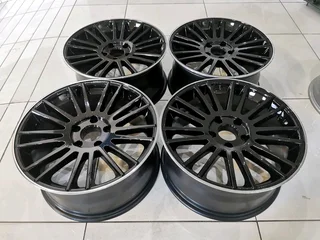18&#34; Black Rhino wheels, 5x120 pcd, perfect for T5 /T6 /Amarok