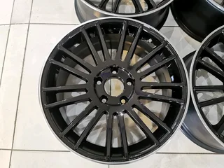 18&#34; Black Rhino wheels, 5x120 pcd, perfect for T5 /T6 /Amarok