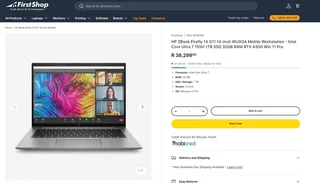 HP ZBook Firefly 14 G11-Ultra 7 16Cores/22Threads-32gb DDR5-1TB Nvme-14” FHDplus Display-Hp Warranty