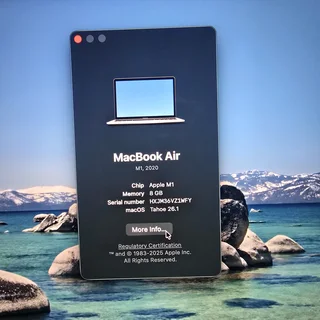 Macbook Air M1 256GB 8GB