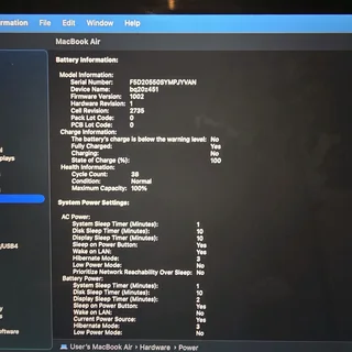 Macbook Air M1 256GB 8GB