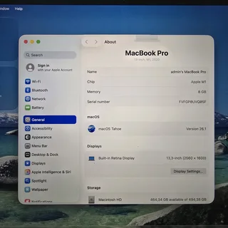 Macbook Pro M1 Pro 512GB 8GB