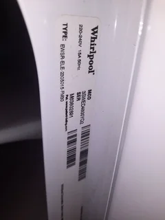 Whirlpool tumble dryer