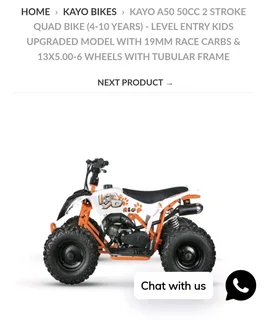 Quad bike Kayo A50 for kids