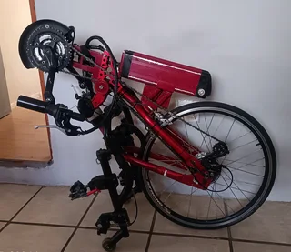 Clip-on (E-Bike) Hybrid Hand Cycle for Wheelchairs