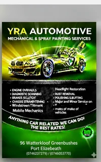 Mechanical spray painting