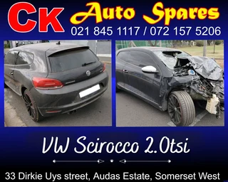 VW Scirocco 2.0 tsi stripping for spares.