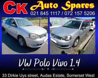 VW Polo Vivo 1.4 Sedan stripping for spares.