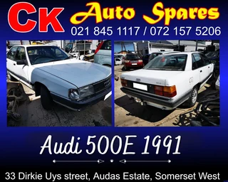 Audi 500E 1991 stripping for spares.