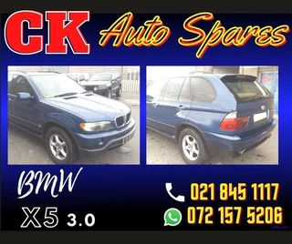 BMW X5 3.0 2003 stripping for spares.