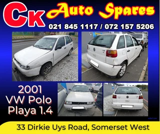 VW Polo Playa 1.4 2001 stripping for spares.
