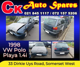 VW Polo Playa 1.4i 1998 stripping for spares.