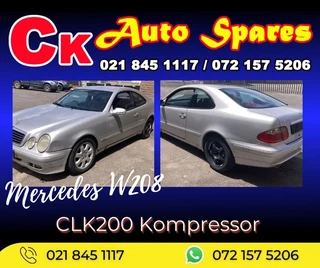 Mercedes CLK200 Kompressor 2 door W208 stripping for spares