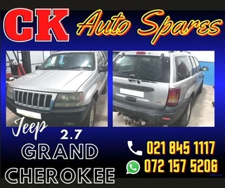 Jeep Grand Cherokee 2.7 Diesel auto 2003 stripping for spares