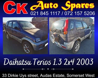 Daihatsu Terios 1.3 2x4 2003 stripping for spares