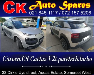 Citroen C4 Cactus 1.2t puretech turbo stripping for spares