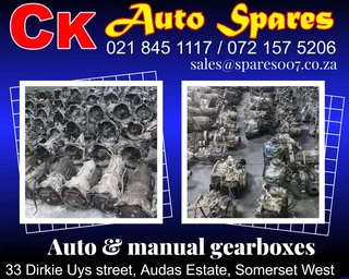 Auto and manual gearboxes for sale for most vehicle make and models.