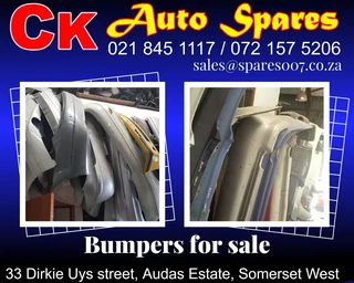 Front and rear bumpers for sale for most vehicle make and models.