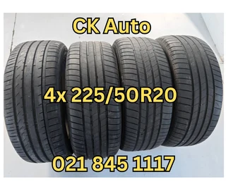 225.50R20 Bridgestone tyres for sale.