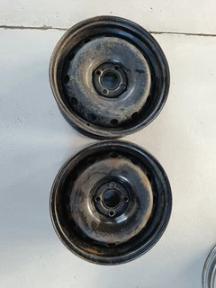 Nissan NP200 15 Inch 4x100 PCD rims for sale.