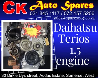 Daihatsu Terios 1.5 engine for sale.