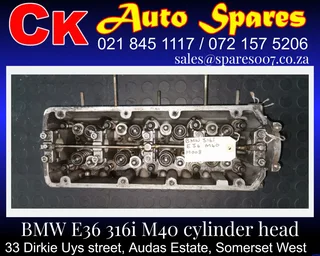 BMW E36 316i M40 cylinder head for sale.