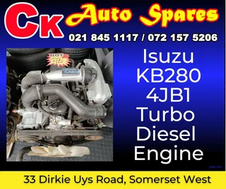Isuzu KB280 4JB1 turbo diesel engine for sale.