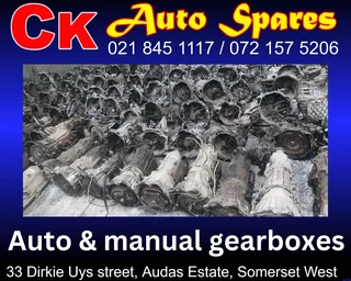 Auto and manual gearboxes for sale for most vehicle make and models.