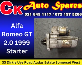 Alfa Romeo GT 2.0 1999 starter for sale.