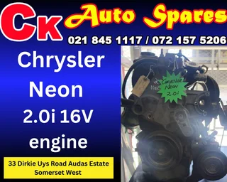 Chrysler Neon 2.0i 16V engine for sale.