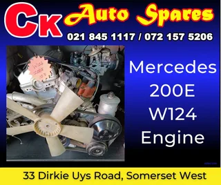 Mercedes 200E W124 engine for sale.