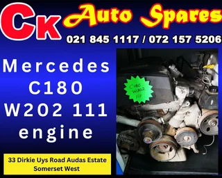Mercedes C180 W202 111 engine for sale.