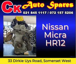 Nissan Micra HR12 engine for sale.