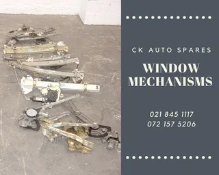 Window mechanisms for sale for most vehicle make and models.