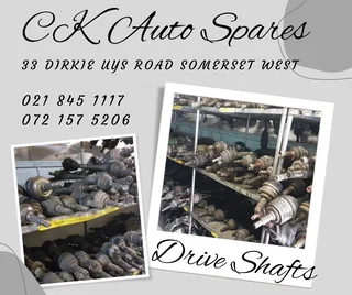Drive shafts for sale for most vehicle make and models.