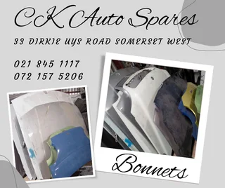 Bonnets for sale for most vehicle make and models.