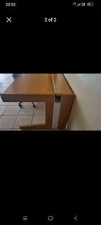 Very heavy solid oak desk