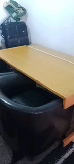 Very heavy solid oak desk