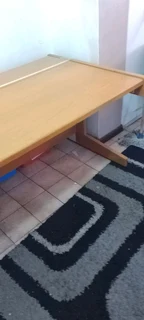 Very heavy solid oak desk