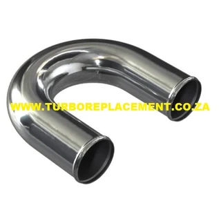 180 Degree High Polished Aluminium Bends- Turbo Replacement - 031 701-1573