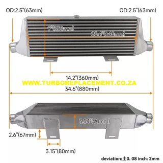 02-07 Subaru WRX / STI - REV9 front mount intercooler GEN 2 - Turbo Replacement - 031-701-1573