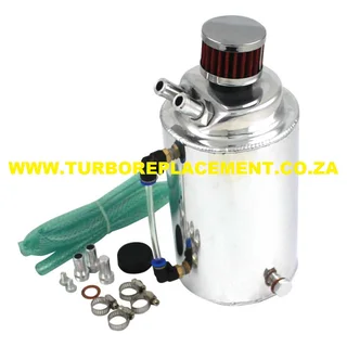 Epman 1.5l Alloy Oil Catch Can Kit &amp; Breather Filter - Turbo Replacement (031-701-1573)
