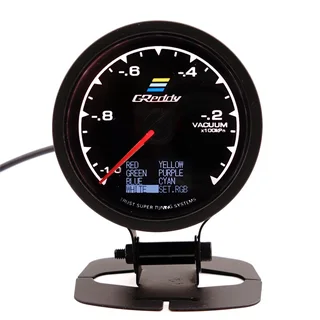 Greddy 60mm Vacuum Gauge - Turbo Replacement (031-701-1573)
